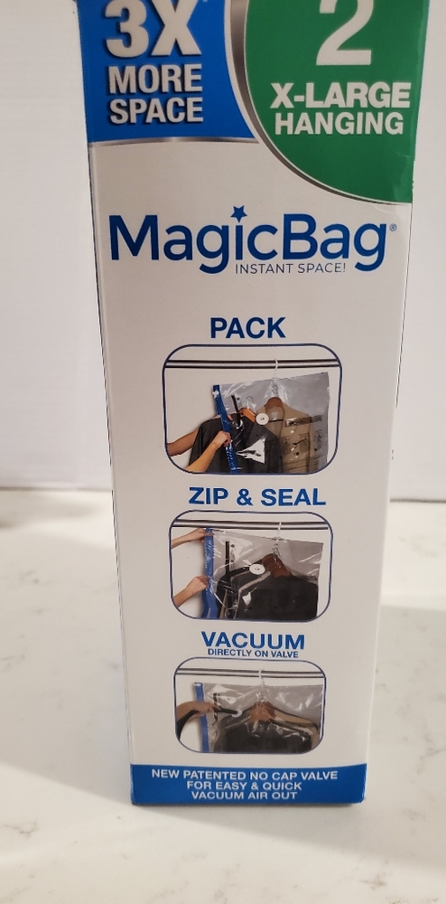 MagicBag Original 2 XL HANGING BAGS VACUUM COMPRES